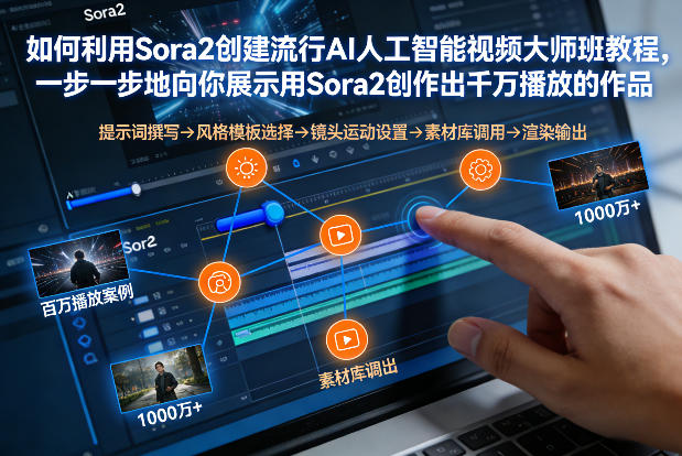 如何利用Sora2创建流行AI人工智能视频大师班,一步一步地向你展示用Sora2创作出千万播放的作品网赚项目-副业赚钱-互联网创业-资源整合百读客