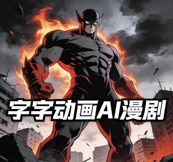 字字动画AI漫剧2026年第1期系统课程，小白看完就能学会实操的漫剧课，单人月收1-3W网赚项目-副业赚钱-互联网创业-资源整合百读客