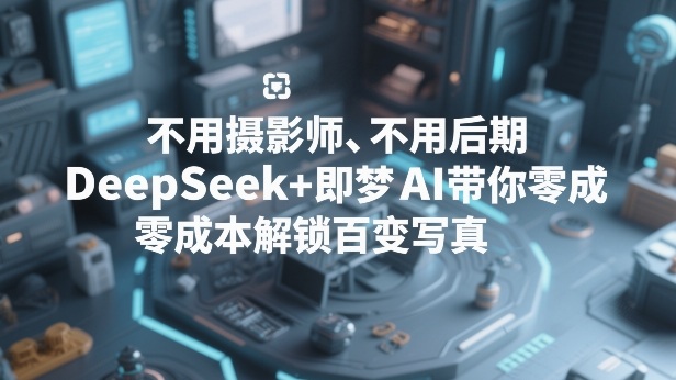 不用摄影师、不用后期,DeepSeek+即梦AI带你零成本解锁百变写真!网赚项目-副业赚钱-互联网创业-资源整合百读客